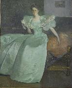 John White Alexander Miss Helen Manice oil on canvas